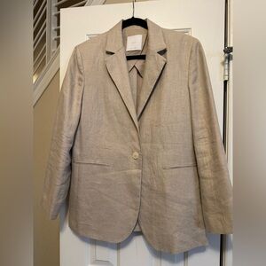 Mango Linen Blazer